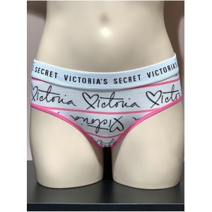 Трусики хипхаггеры Victoria’s Secret Logo VS Hiphugger panty