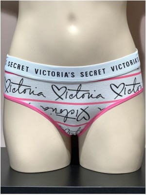 Трусики хипхаггеры Victoria’s Secret Logo VS Hiphugger panty