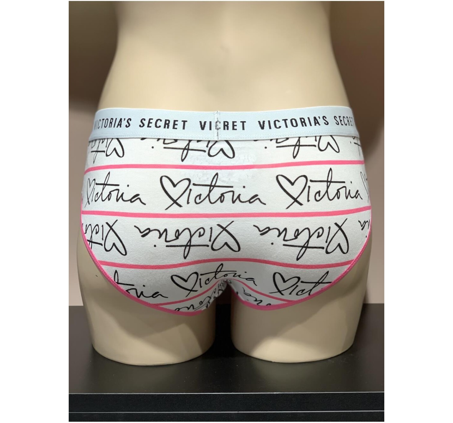 Трусики хипхаггеры Victoria’s Secret Logo VS Hiphugger panty