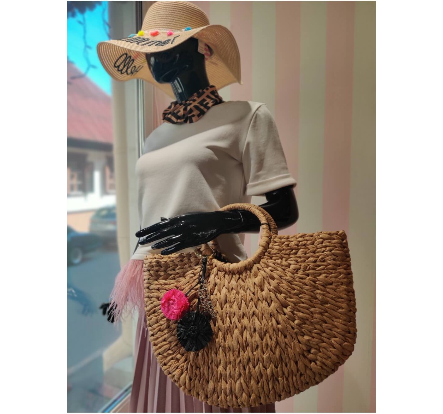 Сумка Victoria’s Secret Woven Beach Tote