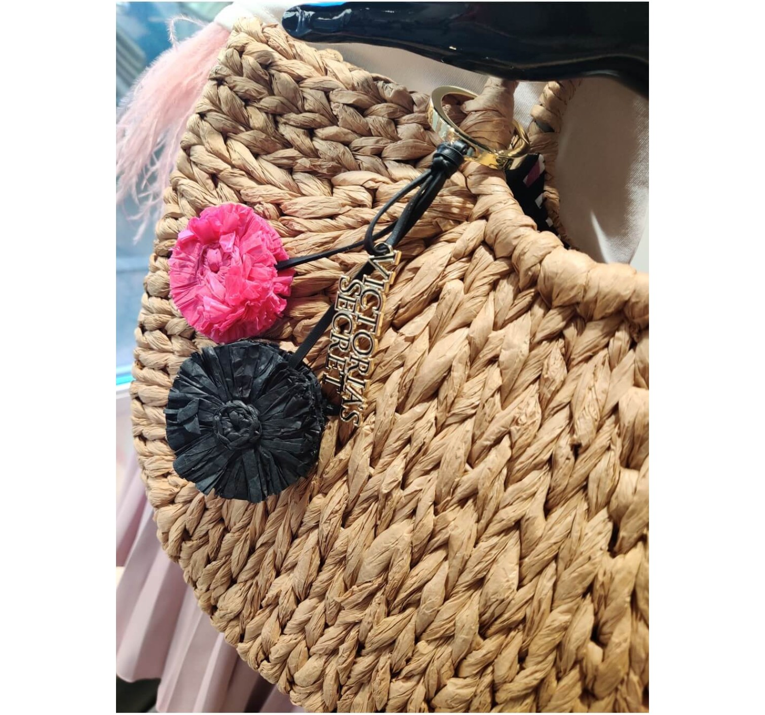 Сумка Victoria’s Secret Woven Beach Tote