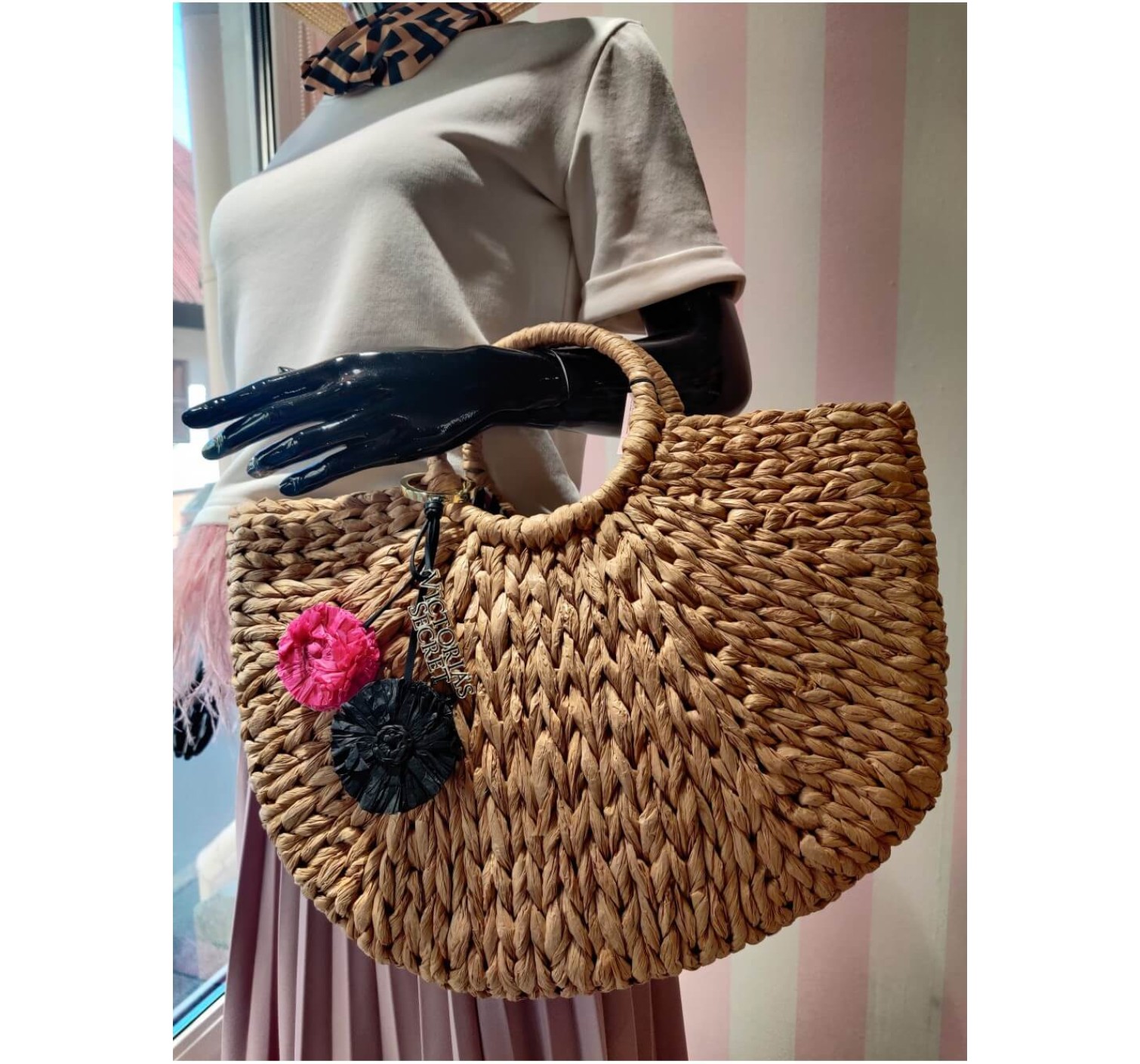 Сумка Victoria’s Secret Woven Beach Tote