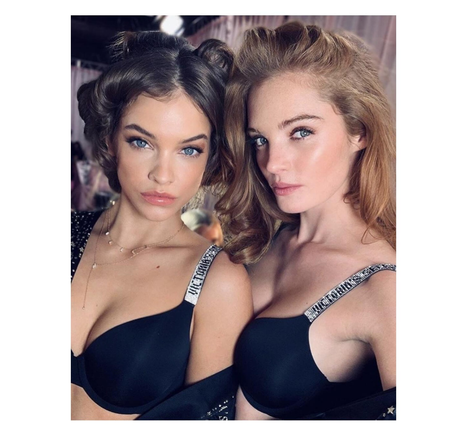 Бюстгальтер Victoria's Secret Lined Demi Black Embellished Strap Bra