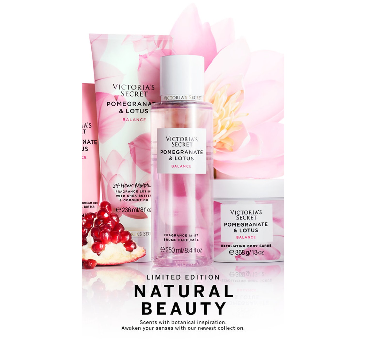 Спрей для тела Victoria's Secret Pomegranate & Lotus Balance