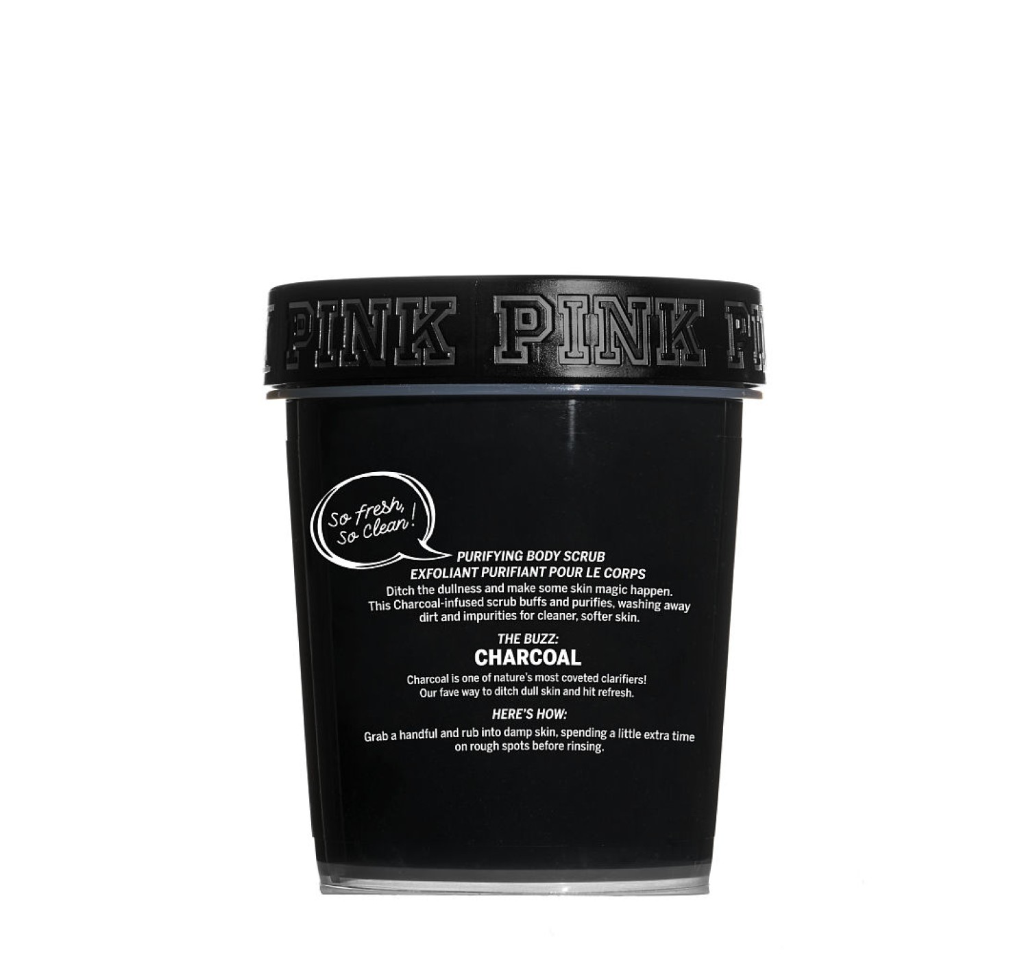 Скраб Victoria’s Secret Pink Detox Scrub Charcoal Purifying Body Scrub