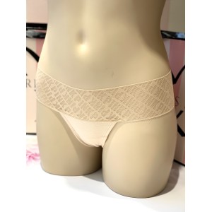 Трусики Victoria’s Secret Cotton Lace Thong panty