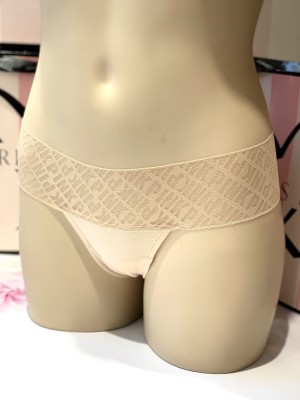 Трусики Victoria’s Secret Cotton Lace Thong panty