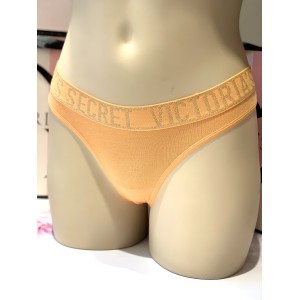 Трусики Victoria’s Secret PINK Cotton Thong panty Logo VS
