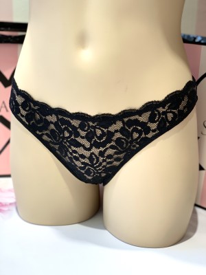 Черные трусики Victoria’s Secret Dream Angels Thong panty