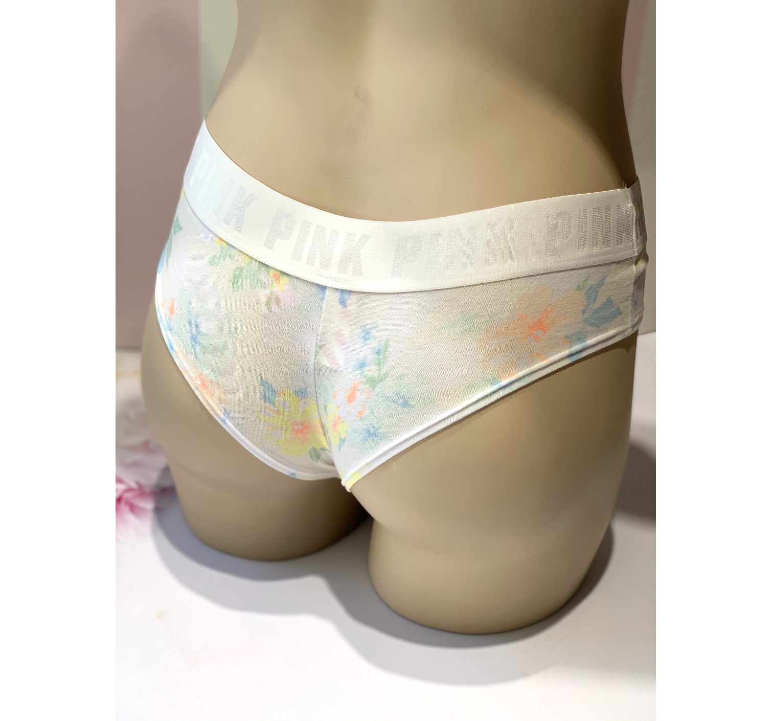 Трусики Victoria's Secret PINK Cheekster tanga Floral print
