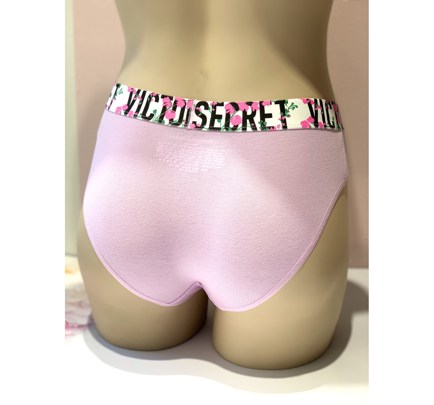 Трусики Victoria’s Secret Hiphugger panty Floral logo VS