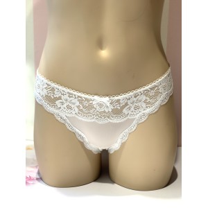 Білі трусики Victoria's Secret Dream Angels cheekini panty