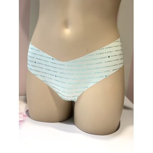 Трусики бесшовные Victoria’s Secret Cheeky panty Shine print logo VS