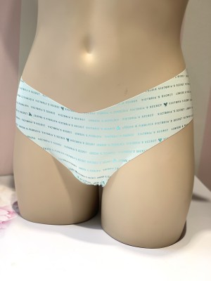 Трусики бесшовные Victoria’s Secret Cheeky panty Shine print logo VS