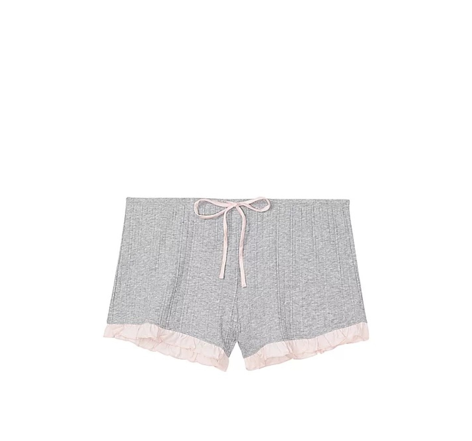 Пижамные шорты Victoria’s Secret Ribbed Ruffle Sleep Short