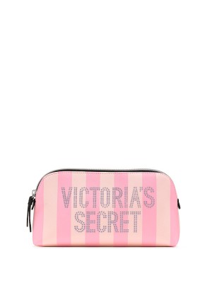 Косметичка Victoria’s Secret signature stripe beauty bag