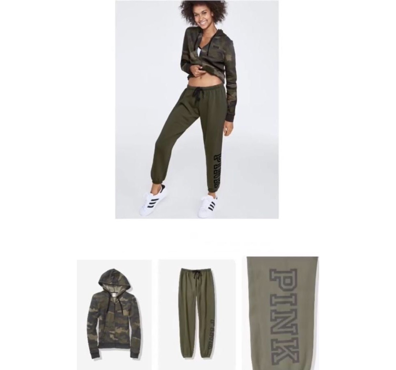 Спортивный костюм Victoria’s Secret SPORT PINK Forest Night/Camo