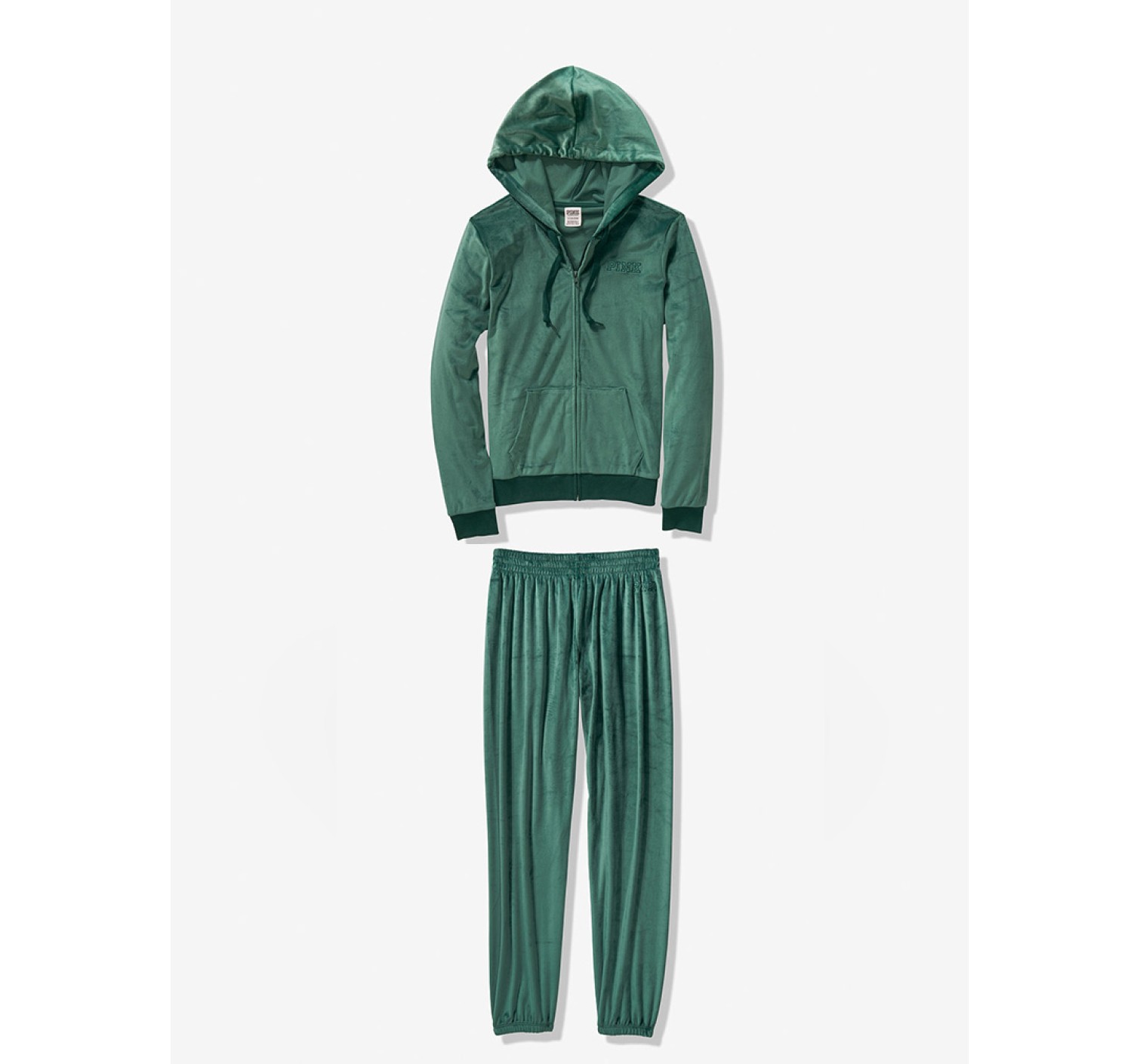 Спортивный костюм Victoria’s Secret Sport Pink Velour Dark Ivy