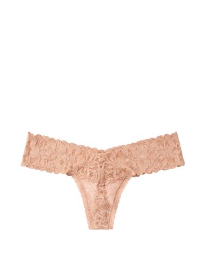 Трусики Victoria’s Secret Cotton кружевные стринги