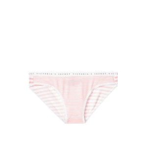 Трусики Victoria’s Secret Bikini с розовой полоской