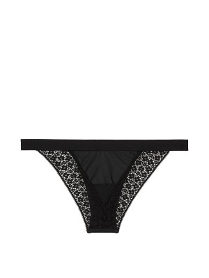Трусики Victoria’s Secret Very Sexy Black Lace String bikini