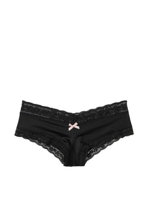 Трусики Victoria Secret Viry Sexy Black Cheeky logo VS