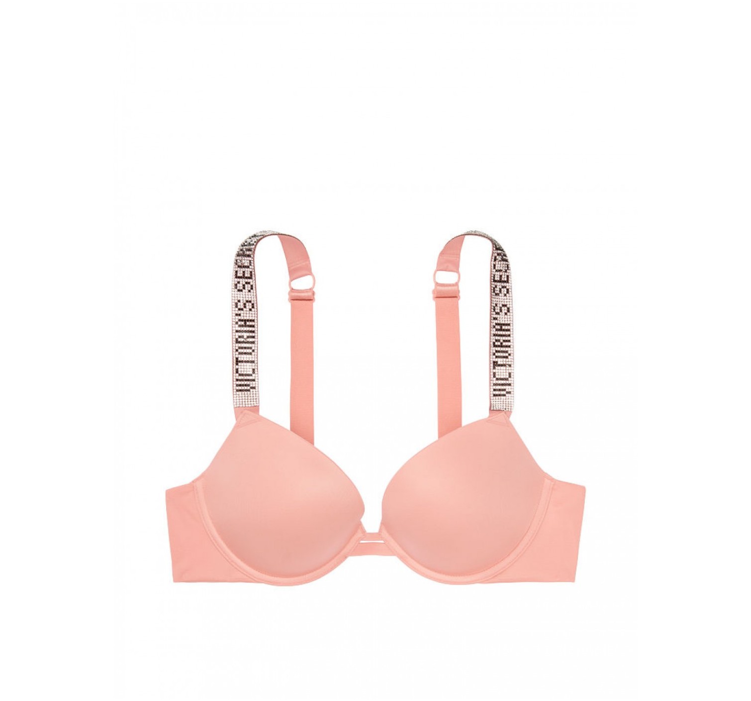 Комплект белья Victoria’s Secret Very Sexy Embellished Strap Push-up Bra set Rose tan