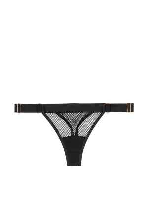 Трусики Victoria’s Secret Very Sexy Thong стринги черные