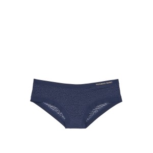 Трусики Victoria’s Secret Cheeky panty Logo Виктория Сикрет синие