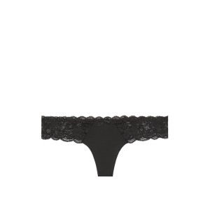 Трусики Victoria’s Secret Dream Angels Black Lace Thong panty