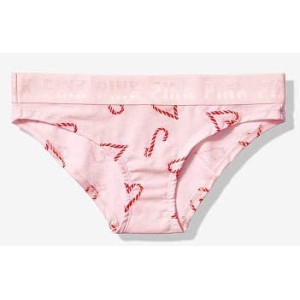 Трусики Victoria’s Secret Bikini Cheekster print Candy Cane Hearts for christmass