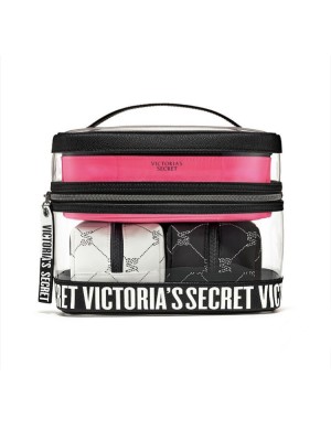 VS Monogram 4-in-1 Beauty Bag set Набор косметичек Victoria’s Secret 