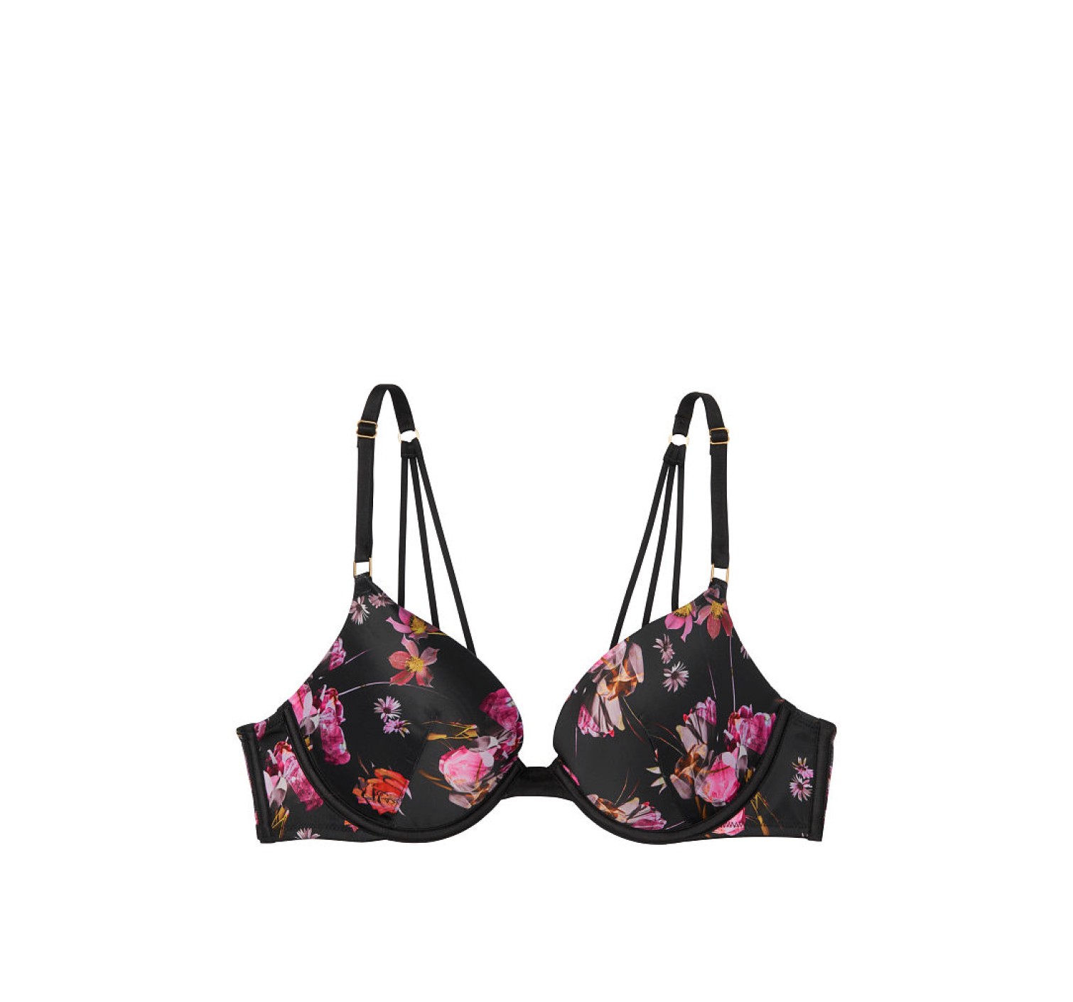 Комплект белья Victoria’s Secret Very Sexy Smooth Black Floral 