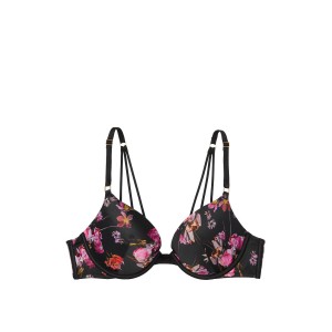 Комплект белья Victoria’s Secret Very Sexy Smooth Black Floral 