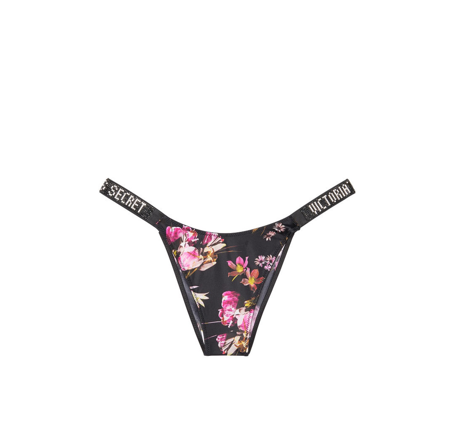 Комплект белья Victoria’s Secret Very Sexy Smooth Black Floral 