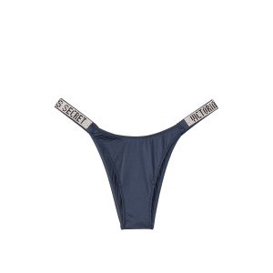 Трусики Victoria’s Secret Very Sexy Shine Strap Brazilian panty Noir Navy