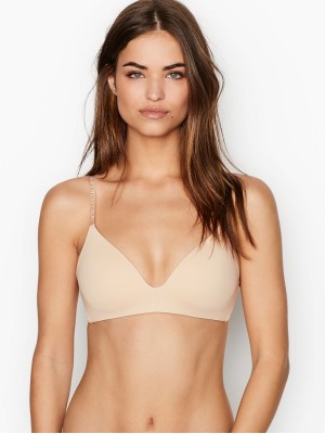 Бюстгальтер Victoria’s Secret T-shirt Lightly Lined Wireless Champagne Bra 
