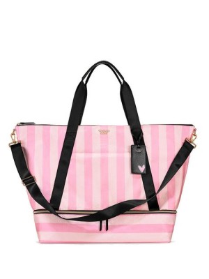 Сумка Victoria’s Secret Signature Stripes Weekender Travel Bag