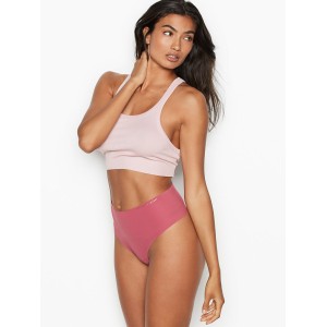 Трусики бесшовные Victoria’s Secret Lady Pink High-waist Thong panty