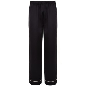 Сатиновая пижама BlueBella Wren Kimono and Trouser Set Black