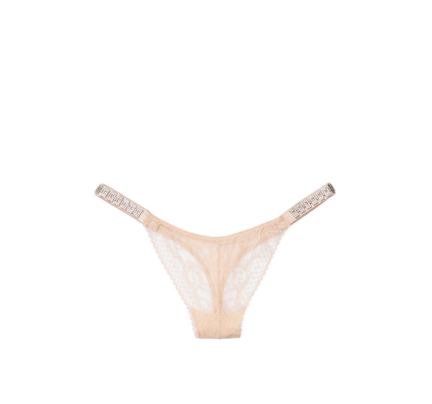 Комплект белья Victoria’s Secret Very Sexy Champagne Embellished Strap Push-up Bra set