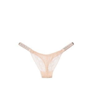 Комплект белья Victoria’s Secret Very Sexy Champagne Embellished Strap Push-up Bra set