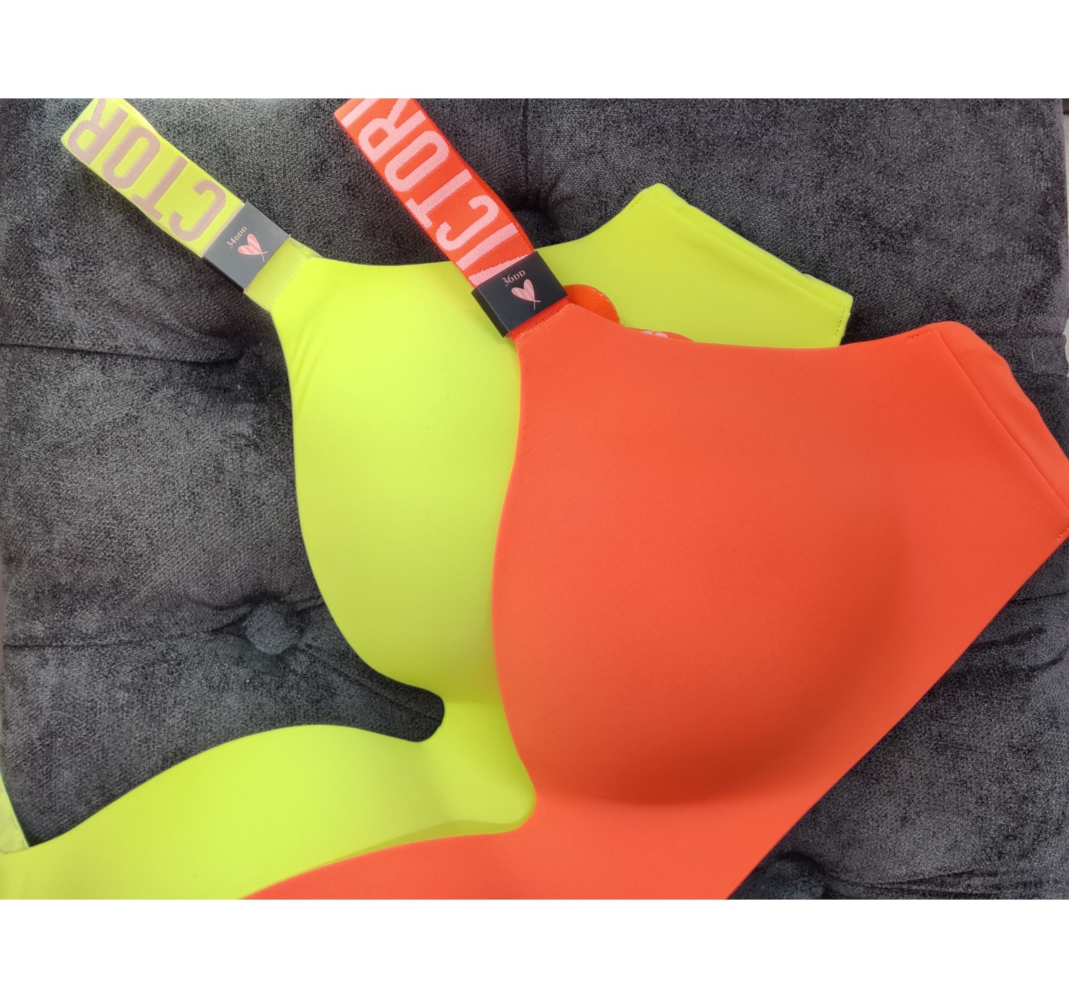 Бюстгальтер Lightly Lined Wireless orange Bra