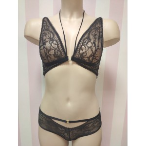 Комплект белья Victoria’s Secret Very Sexy Black Lace