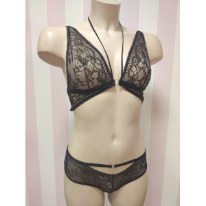 Комплект белья Victoria’s Secret Very Sexy Black Lace