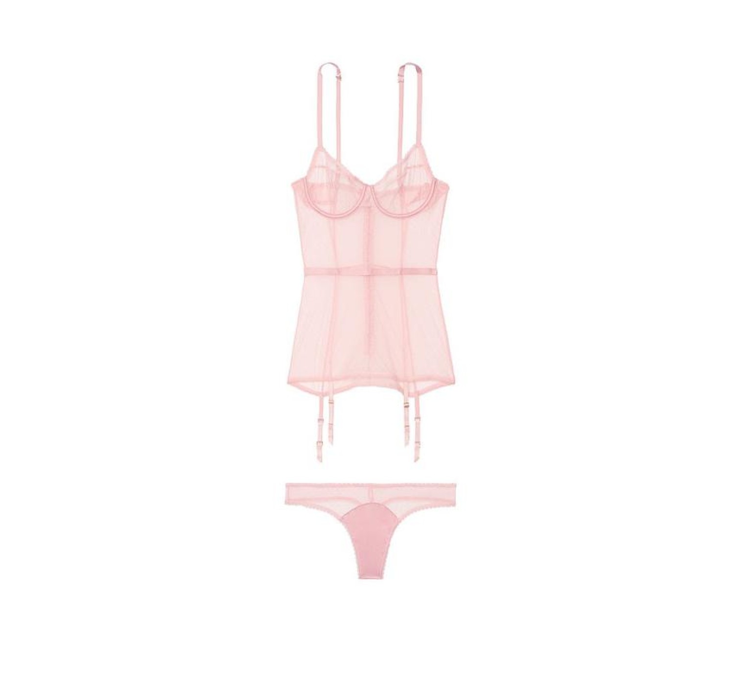 Боді Victoria's Secret Pink Lace Body