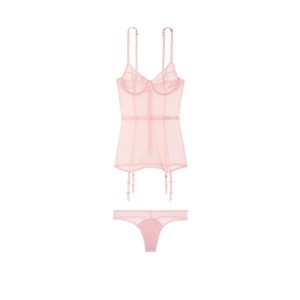 Боді Victoria's Secret Pink Lace Body