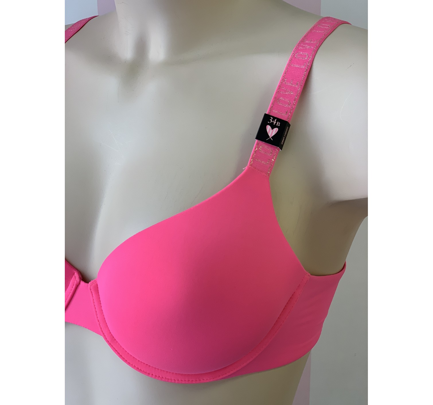 Комплект белья Victoria’s Secret t-shirt lightly lined demi Bra set