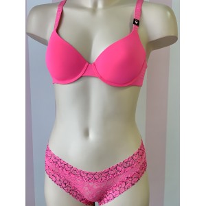 Комплект белья Victoria’s Secret t-shirt lightly lined demi Bra set