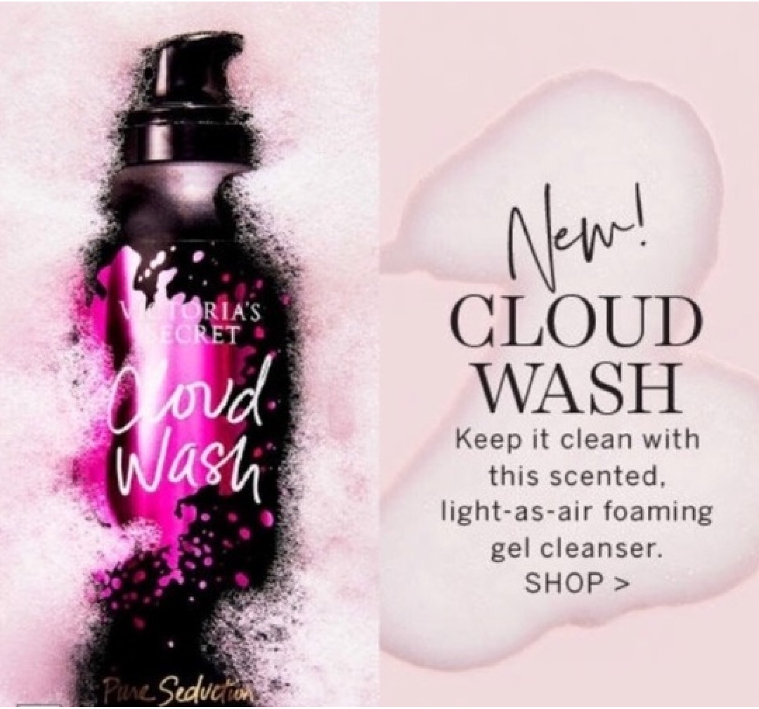 Гель для душа Cloud Wash Foaming gel Bare Vanilla